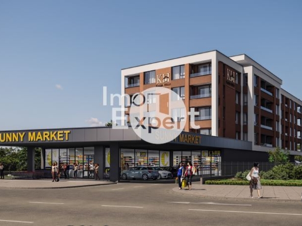 Двустаен апартамент в центъра на кв.Долно Езерово гр. Бургас - 0