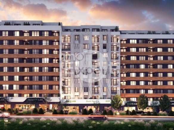 Двустаен Западен апартамент среден етаж АТЛАС II Квартал Азимут БЕЗ КОМИСИОННА!!! - 0