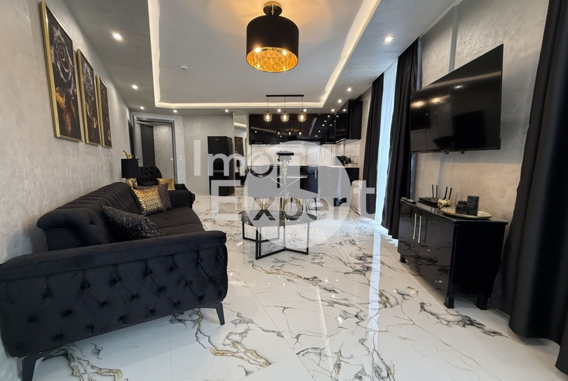 Луксозен двустаен апартамент под наем жк.Лазур с паркомясто на метри от морето и морската градина!!! - 0