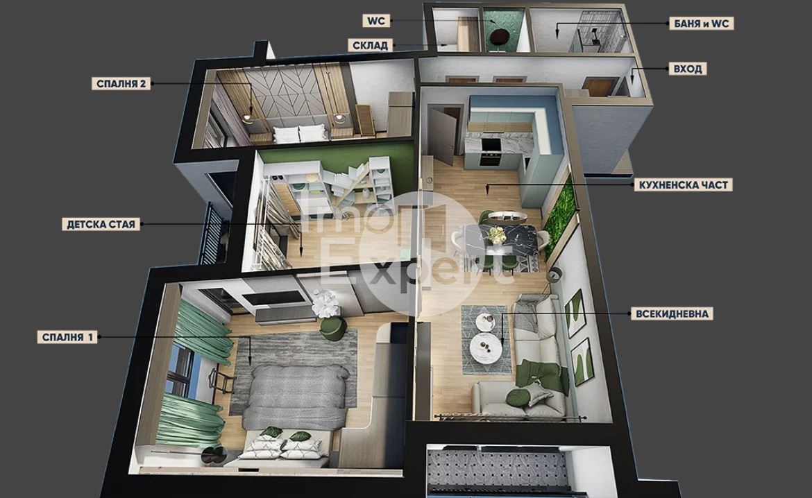 4-стаен - Бургас, Меден рудник - зона В - 0