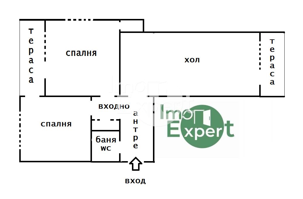 Тристаен тухлен апартамент в село Атия!!! - 0