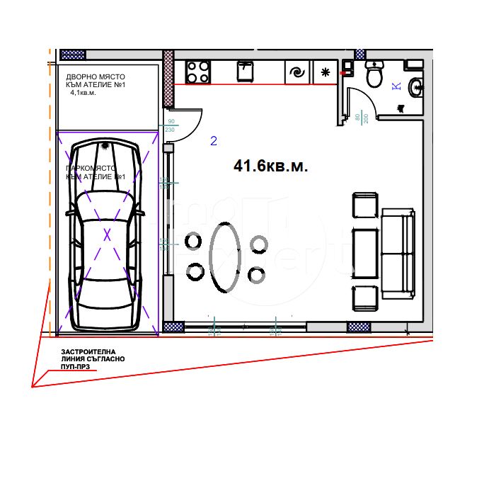 Апартамент с паркомясто и собствен двор!!! - 0