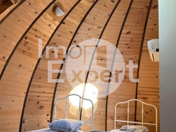 Куполно бунгало на първа линия в еко къмпинг Созопол - 0