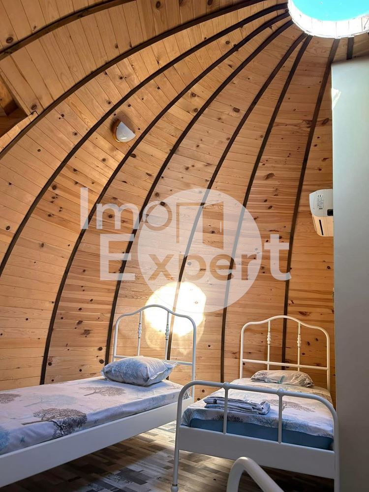 Куполно бунгало на първа линия в еко къмпинг Созопол - 0