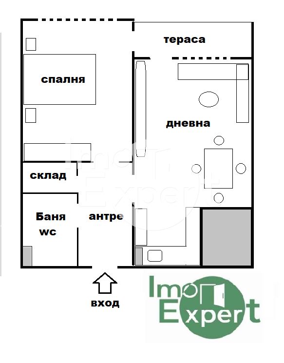 2-стаен - Бургас, Крайморие - 0