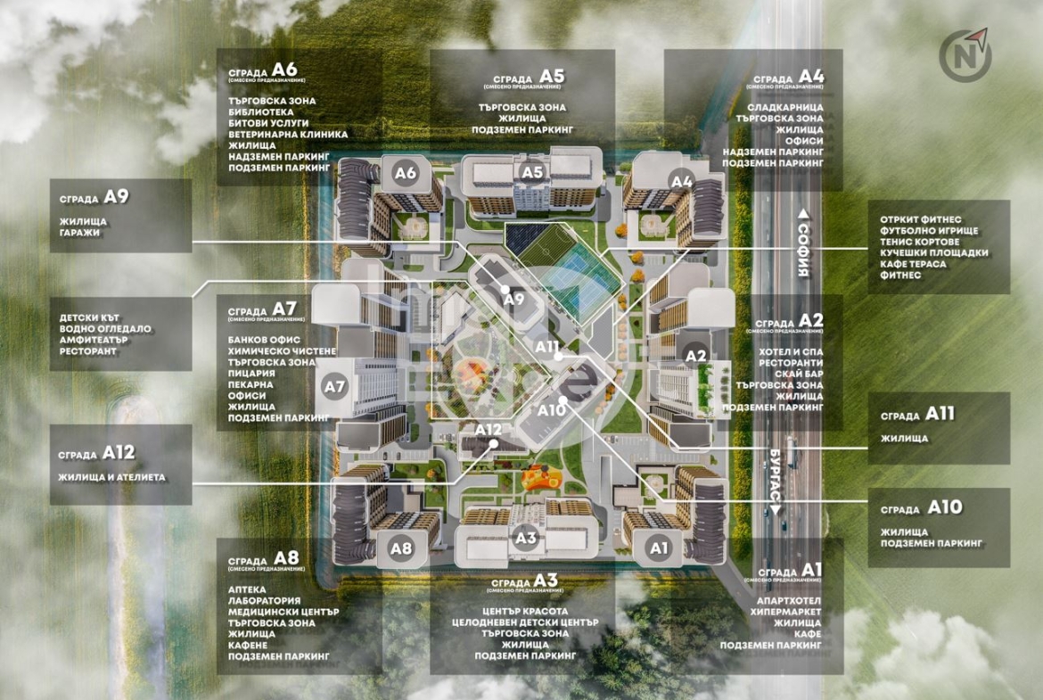 Двустаен апартамент с проект В сграда пред-акт14 !!! - 0