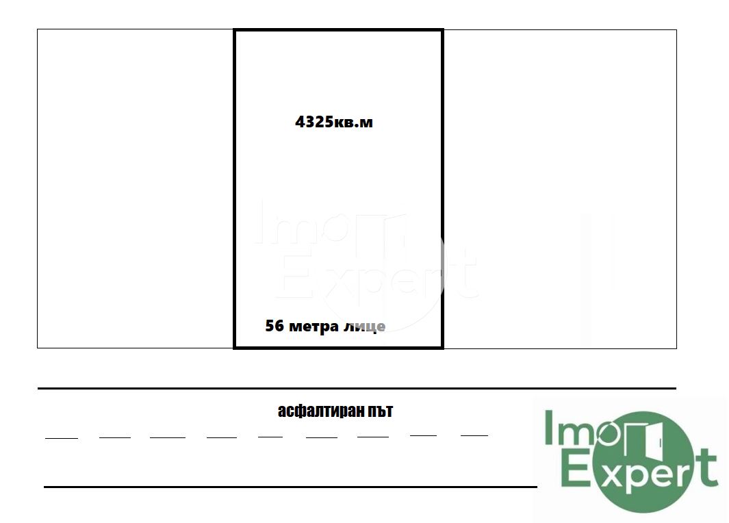 Поземлен имот с лице на асфалтов път – гр. Созопол, път за с. Равадиново!!! - 0