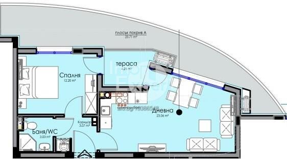 БЕЗ комисиона Директно от инвеститора Двустаен апартамент кв.Хоризонт до новия Кампус - 0