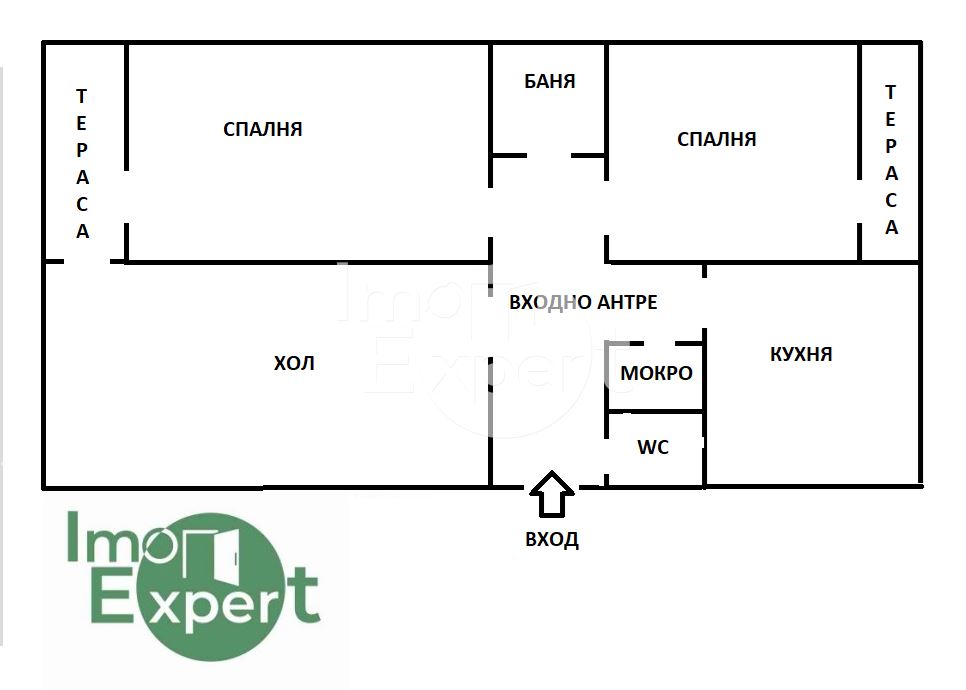 Четири отделни стаи в САНИРАН блок!!! - 0