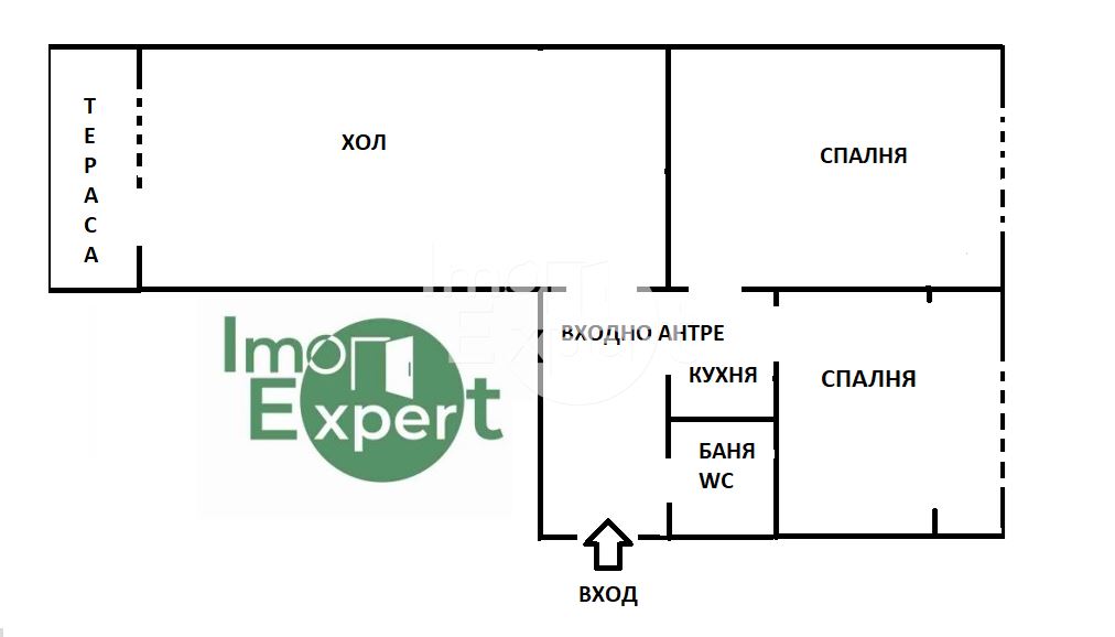 Три отделни стаи на среден етаж в близост до ПАРК изгрев!!! - 0